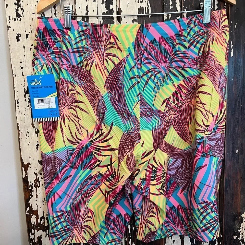 Dolfin Uglies board shorts. Men’s XL. Colorful. Beach swim. Trunks. Resort.